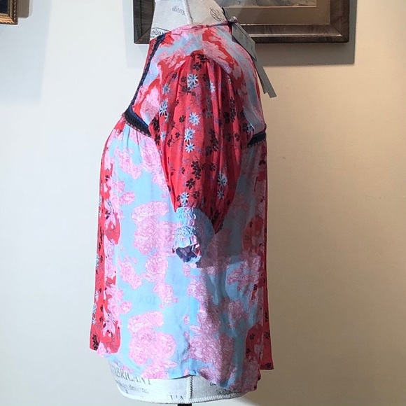 Anthropologie Honora Red Blouse Size XXS - Picture 3 of 12